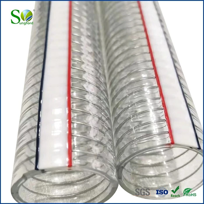 2 PVC spring hose